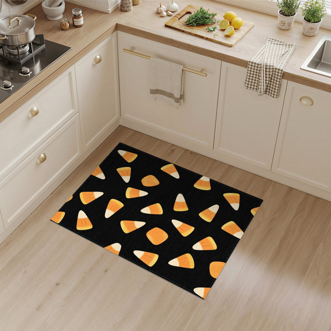 Candy Corn Orange Area Rug
