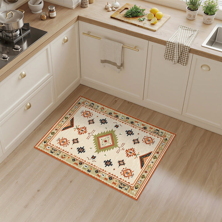 Southwestern Geometric Southwestern Geometric Beige Area Rug