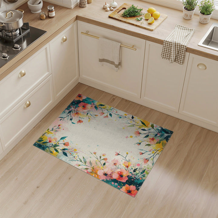 Vibrant Floral Bloom Area Rug