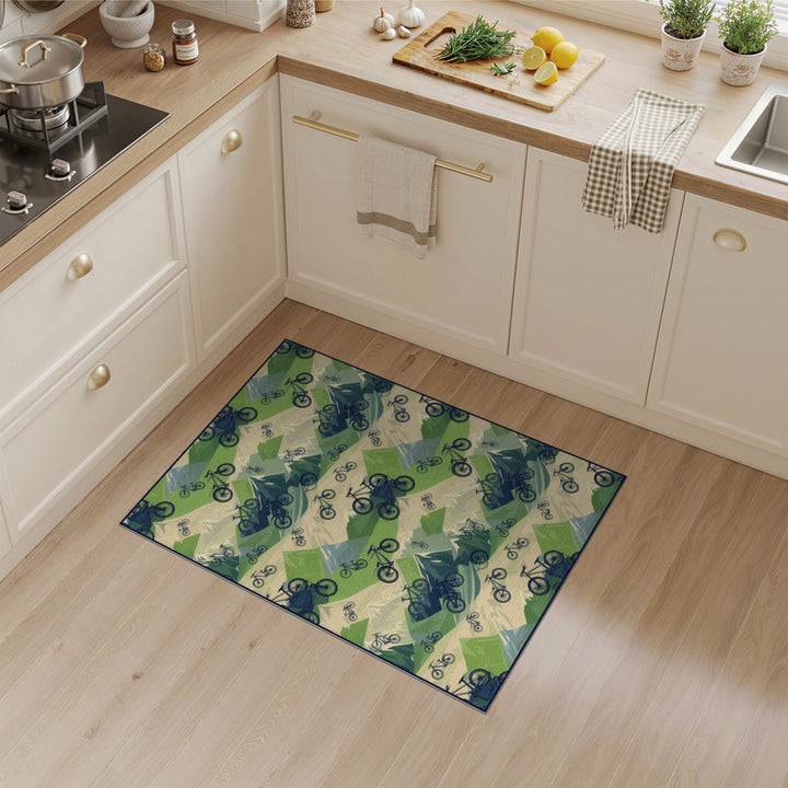 Green Mountain Bike Area Rug