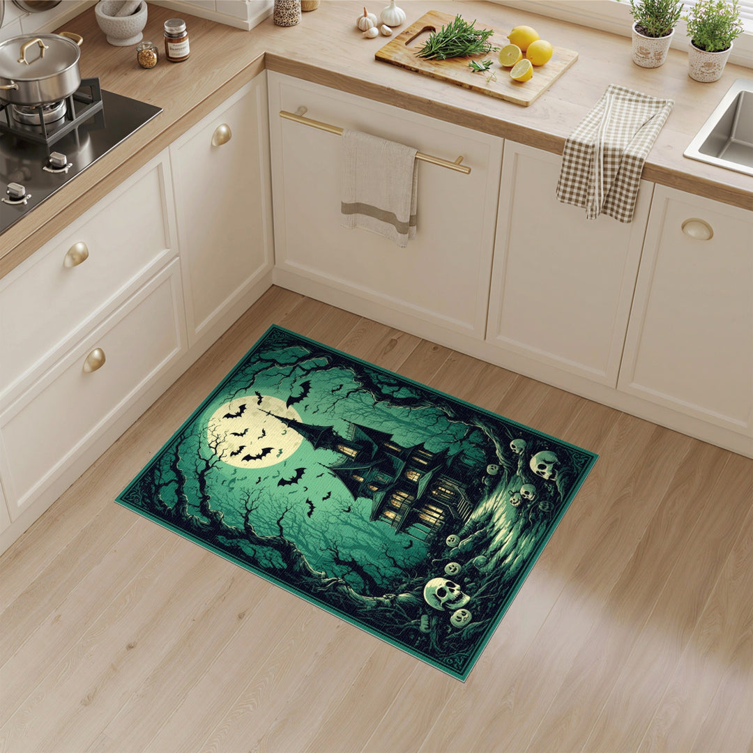 Haunted Mansion Spooky Area Rug