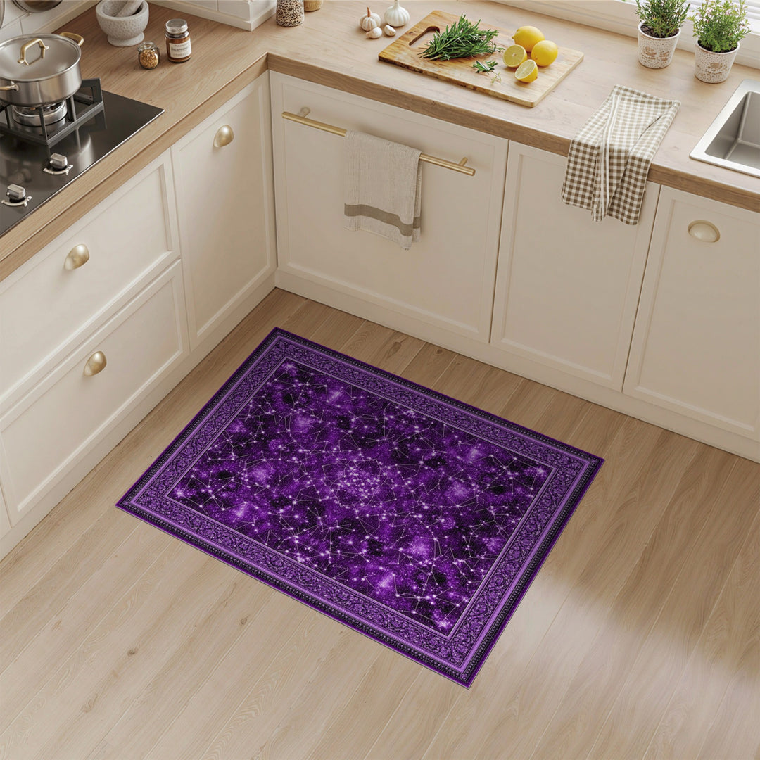 Purple Constellation Area Rug