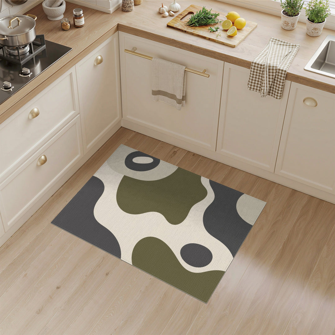 Beige and Neutral Abstract Area Abstract Beige Neutral Area Rug