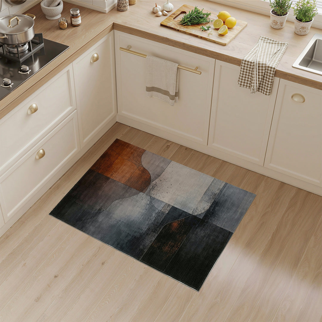 Grey Abstract Area Grey Abstract Geometric Area Rug