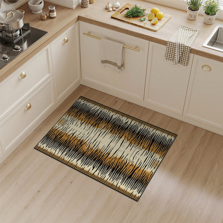 Tiger Stripe Brown Heritage Area Rug