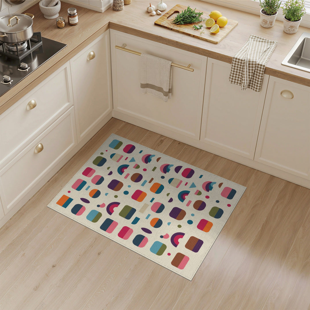 Multi-Color Geometric Area Rug