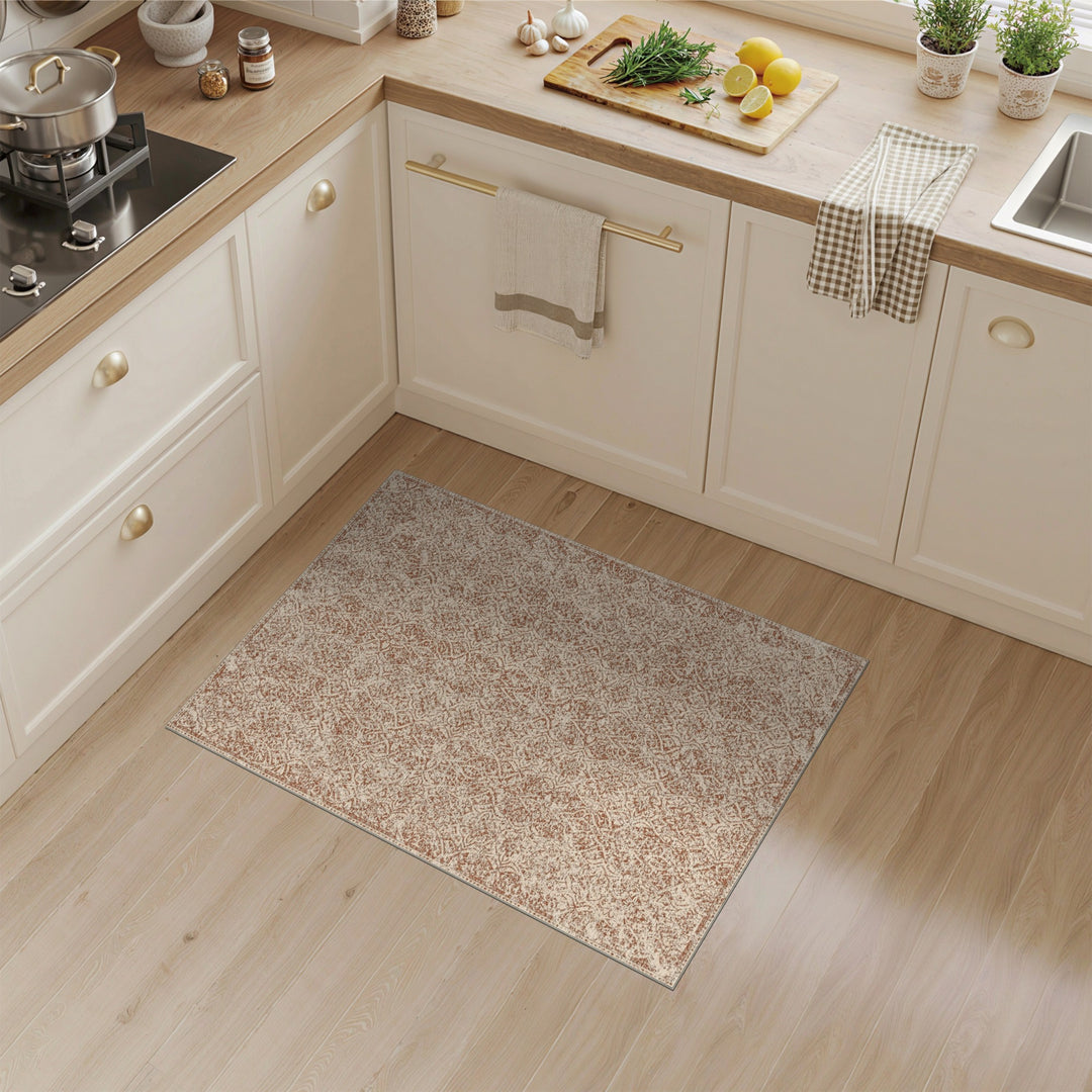 Distressed Vintage Distressed Vintage Beige Area Rug