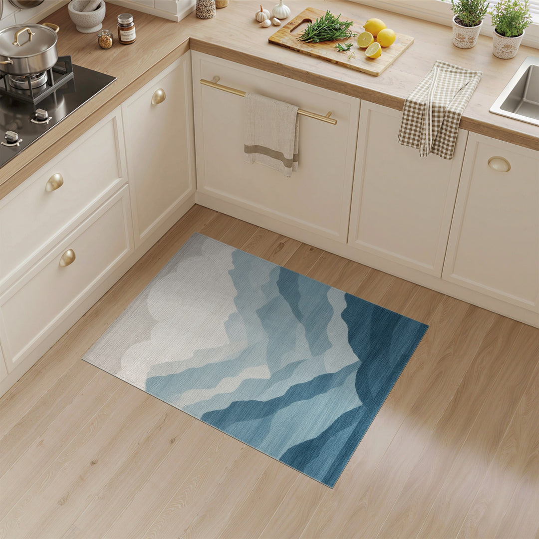 Blue Mountain Mist Area Rug