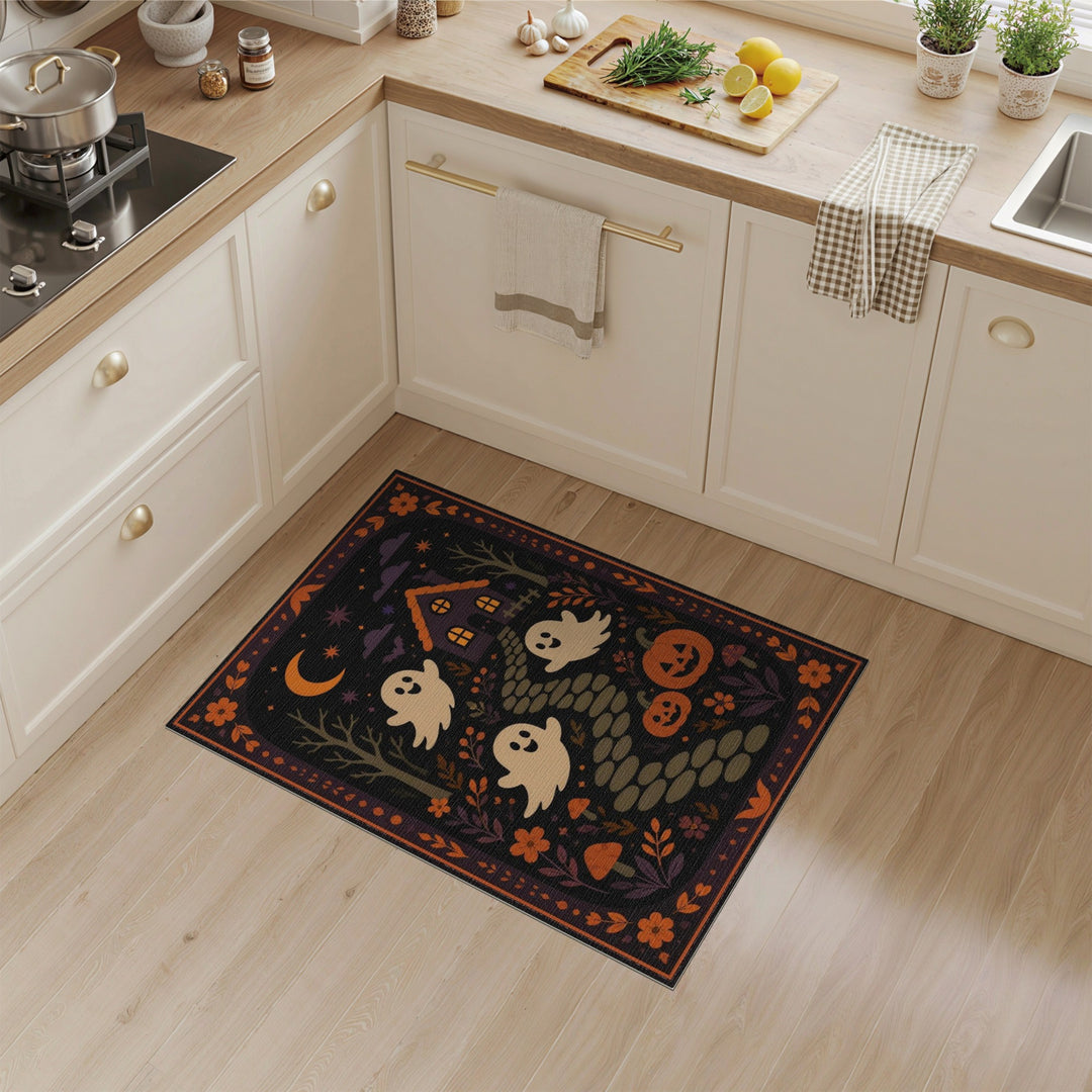Cute Ghosts Halloween Kids Area Rug