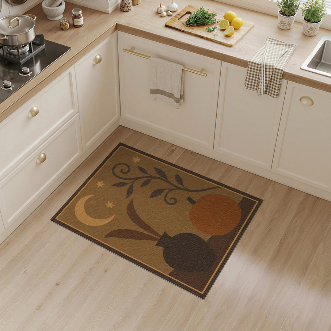 Harvest Moon Pumpkin Area Rug