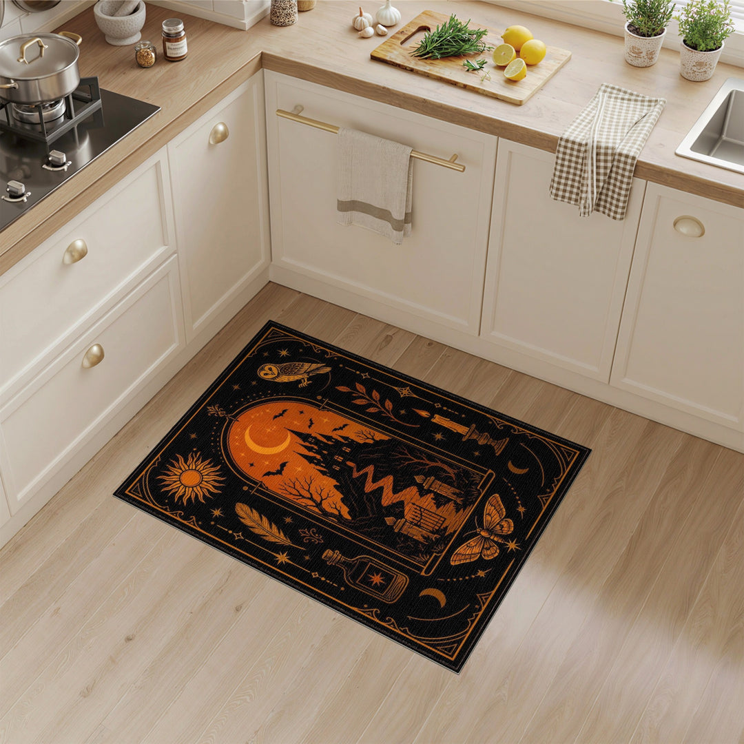 Gothic Castle Mystical Area Rug