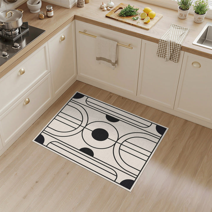 Modern Geometric Arch Area Rug