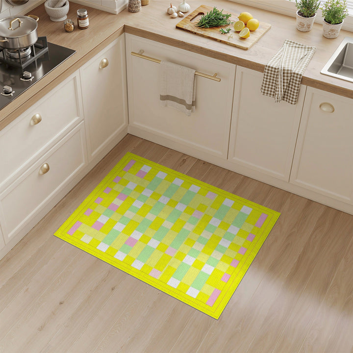 Multi-color and Patterns Pastel Geometric Multi-Color Area Rug