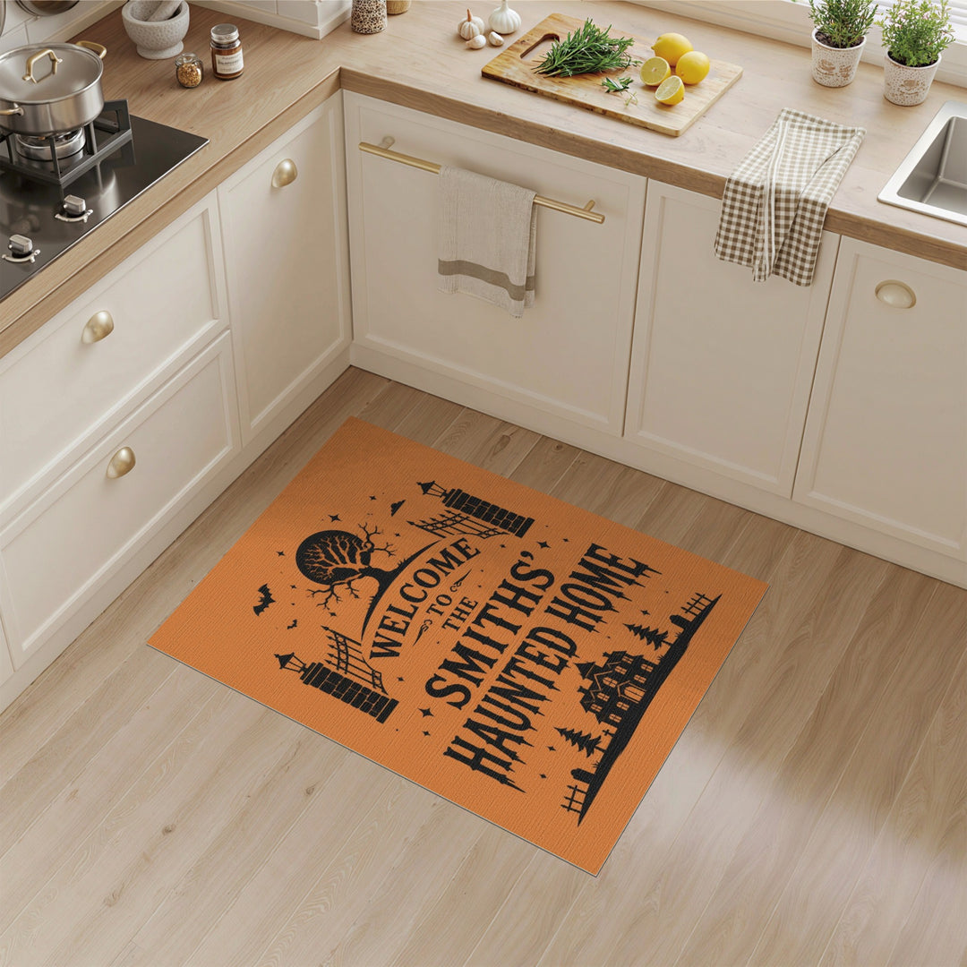 Smiths' Haunted Home Orange Area Rug