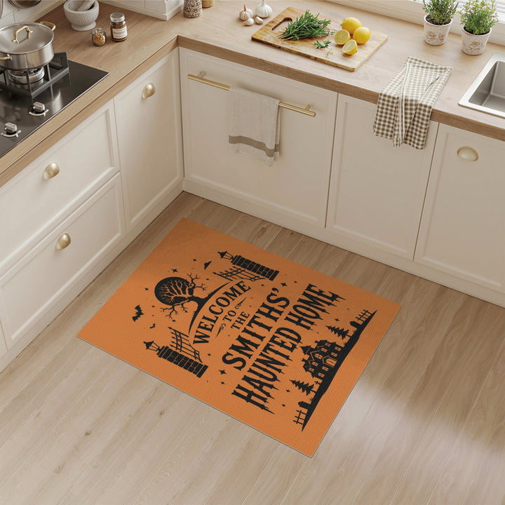 Smiths' Haunted Home Orange Area Rug