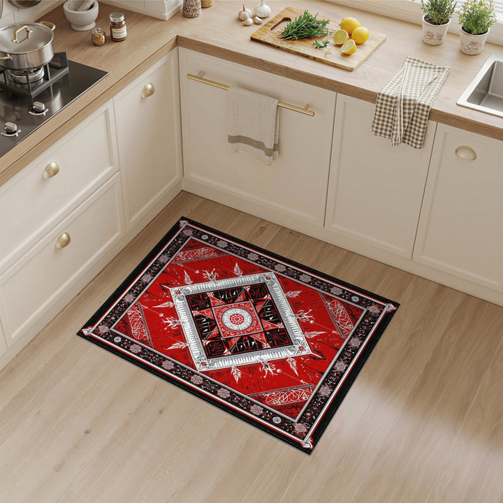 Red Heritage Tribal Red Heritage Tribal Diamond Area Rug