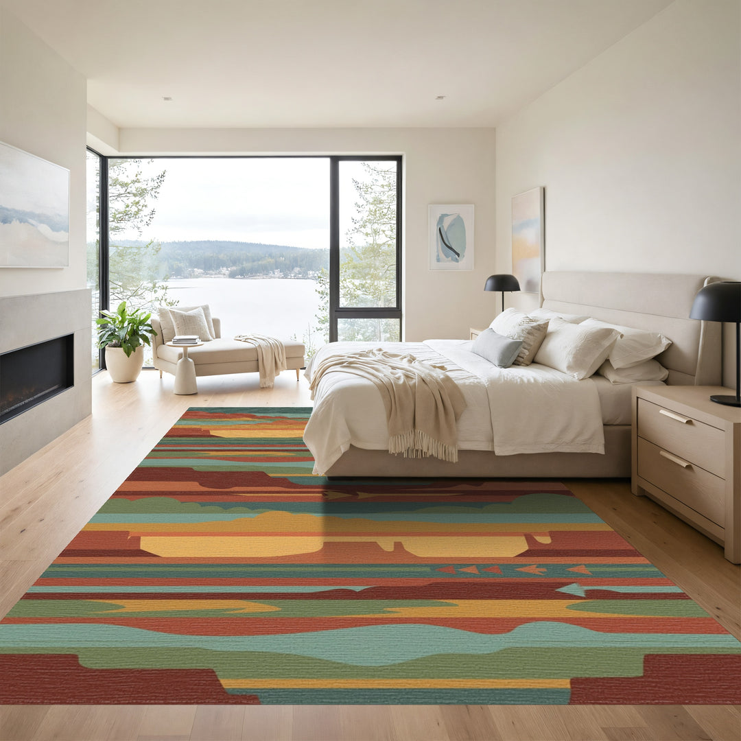 Canyon Layers Arrow Landscape Rug