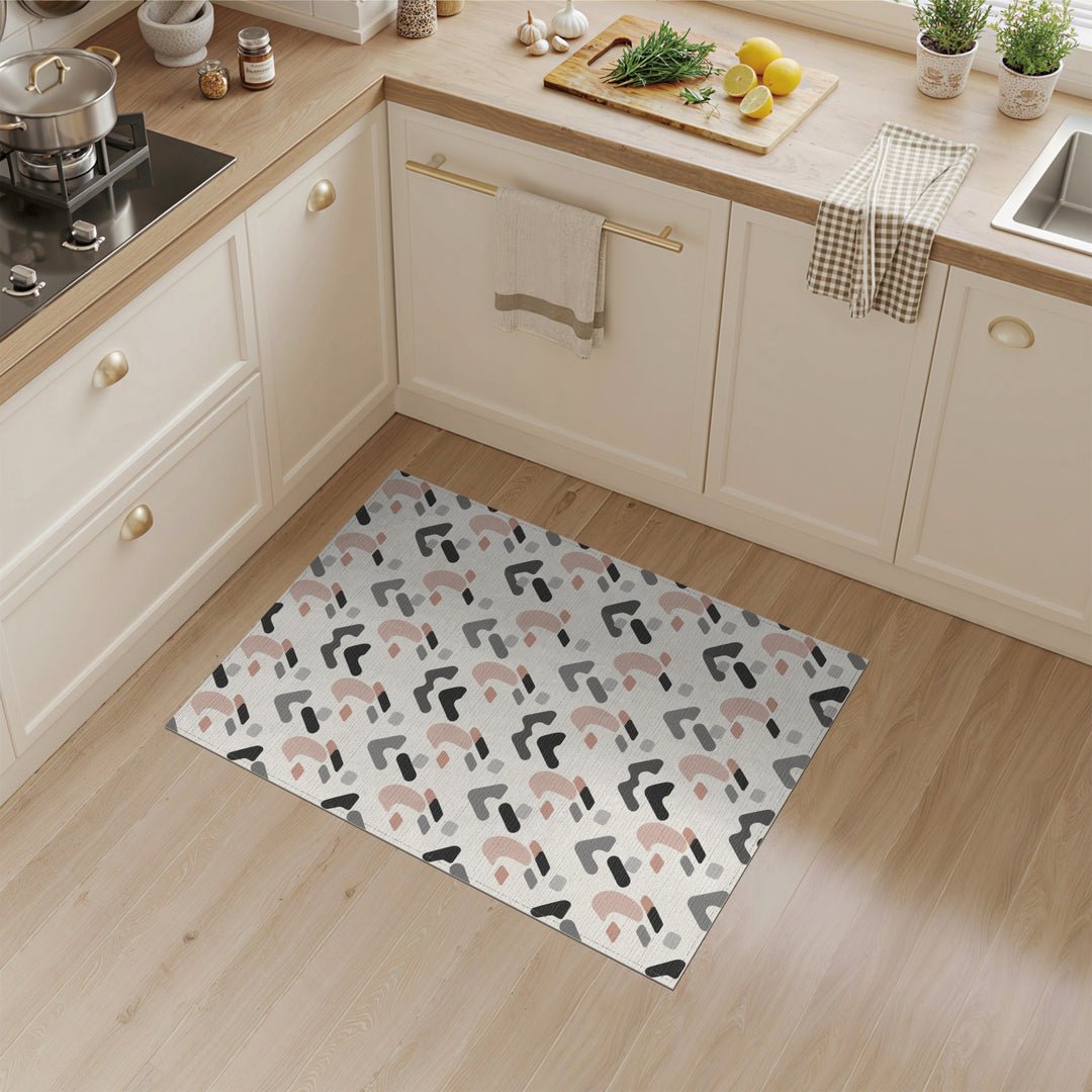 Modern Geometric Beige Area Rug