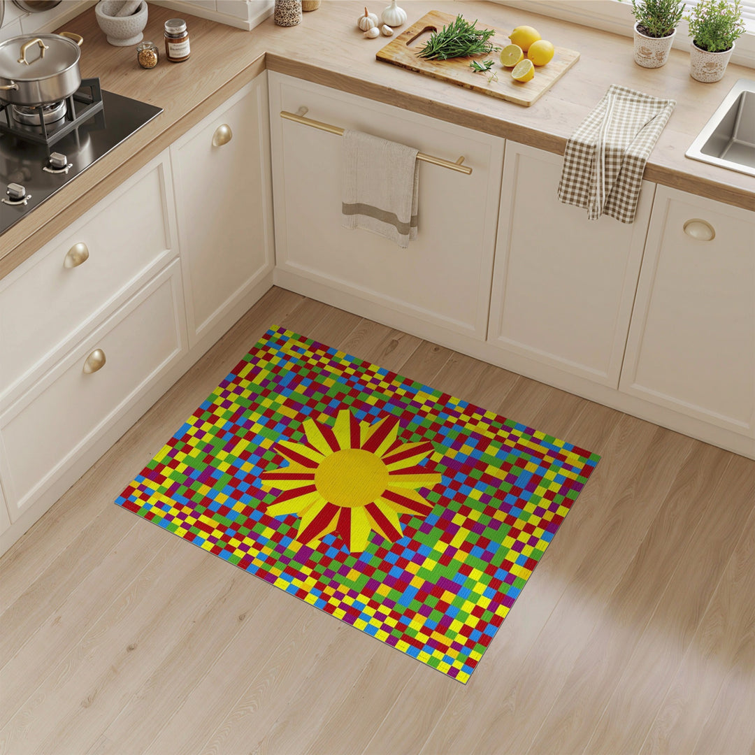 Vibrant Sun Multi-Color Kids Area Rug