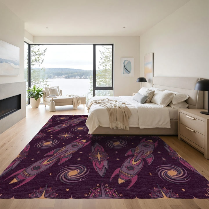 Cosmic Rockets and Galaxies Rug
