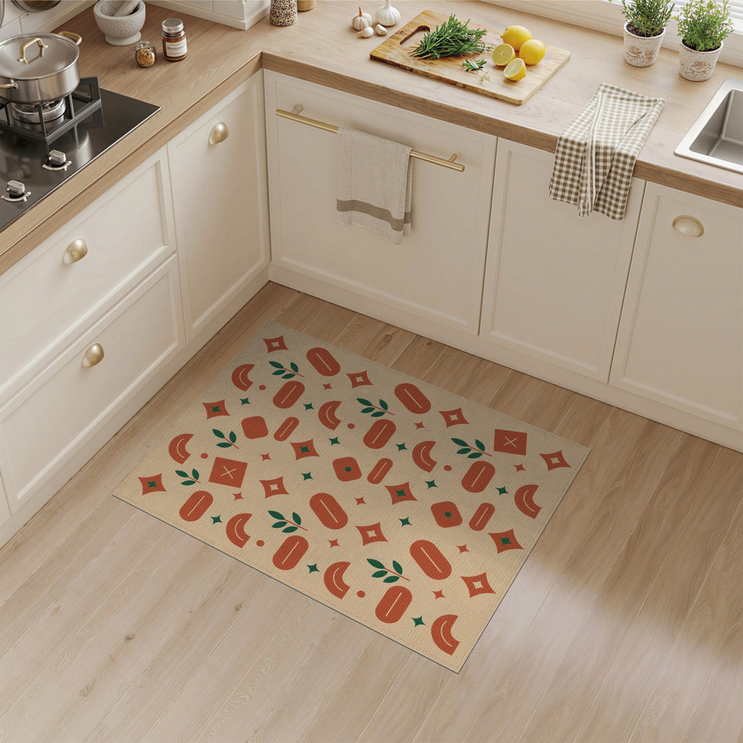 Modern Geometric Beige Area Rug