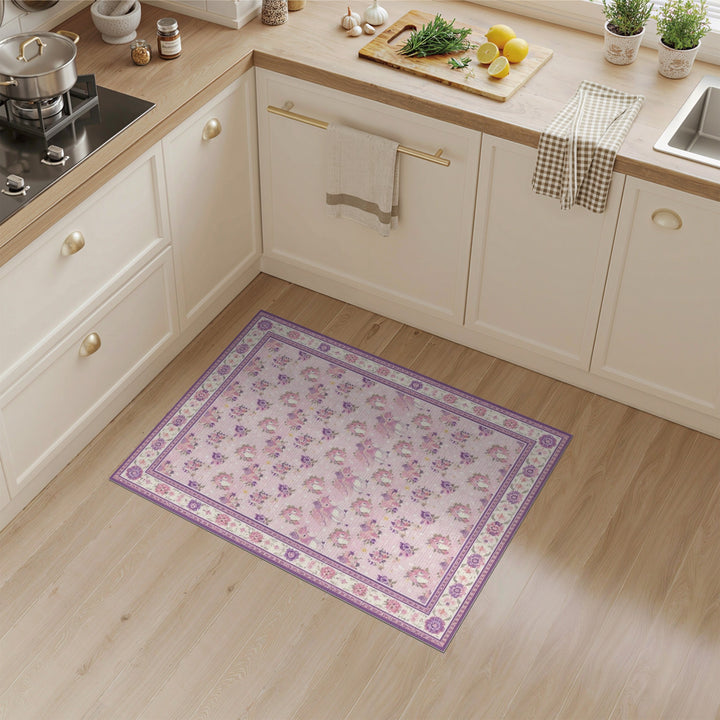 Pink Unicorn Kids Area Rug