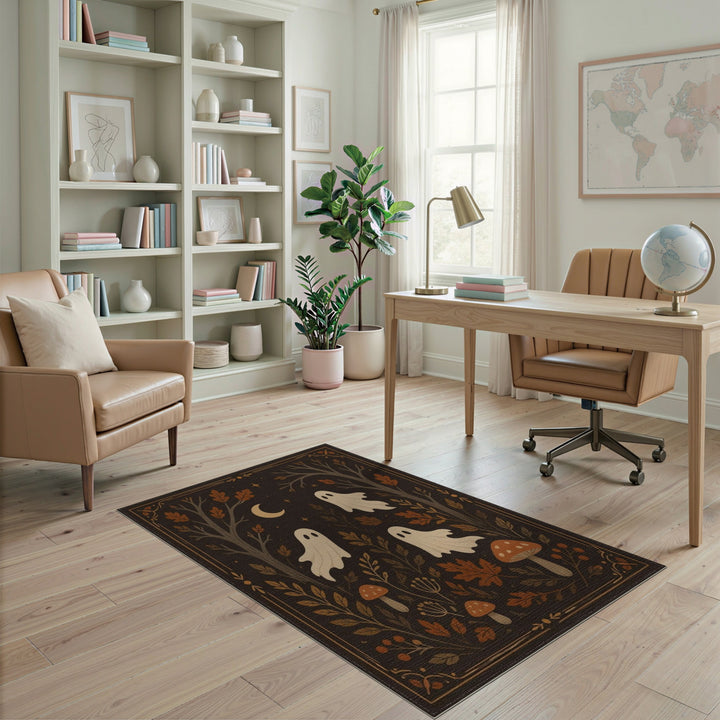 Ghost Forest Halloween Area Rug