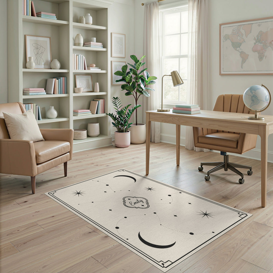 Emily Celestial Boho Area Rug