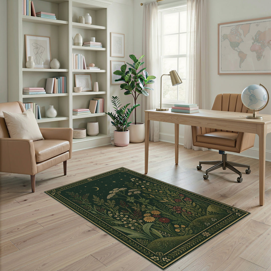 Celestial Garden Floral Area Rug