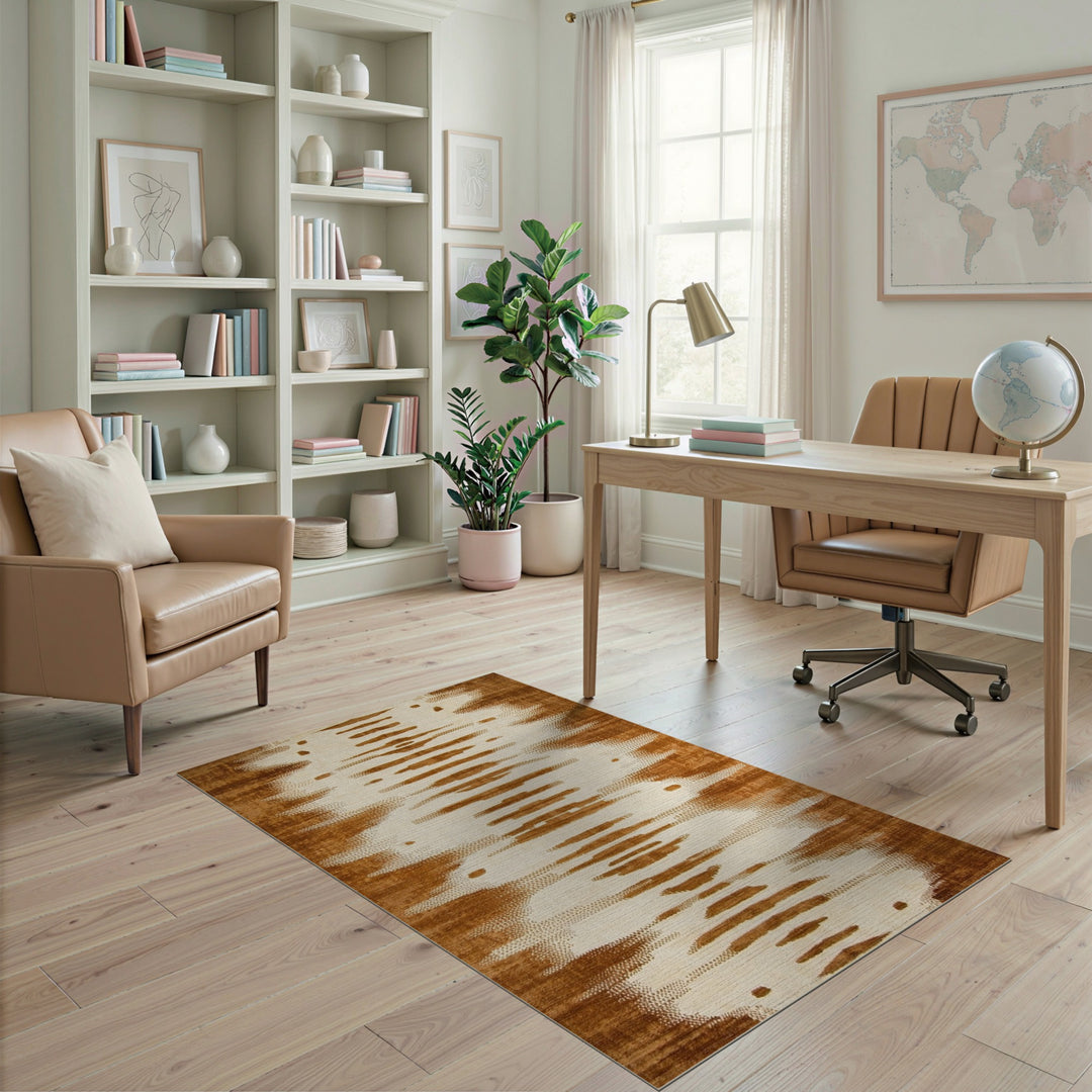 Brown Heritage Tribal Area Rug