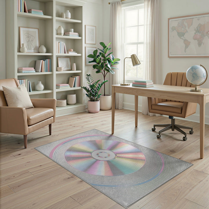 Iridescent Disc Area Rug