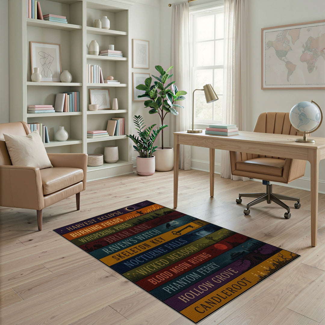 Harvest Eclipse Multi-Color Striped Area Rug