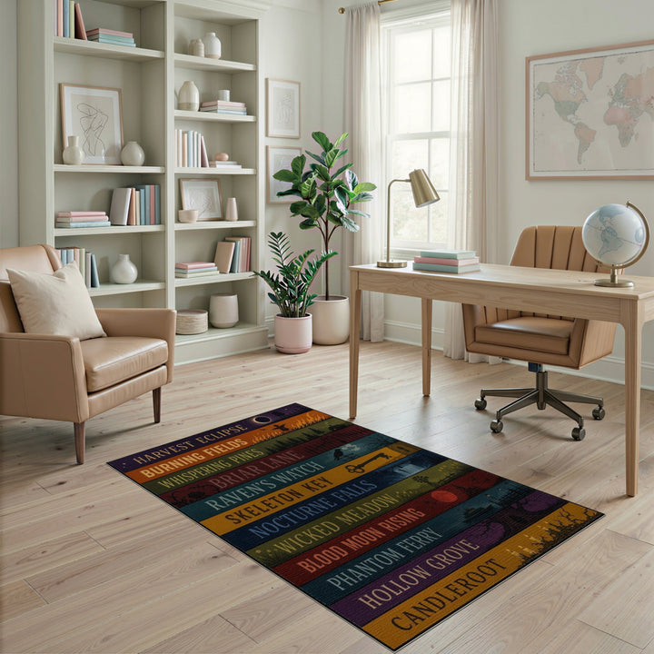 Harvest Eclipse Multi-Color Striped Area Rug