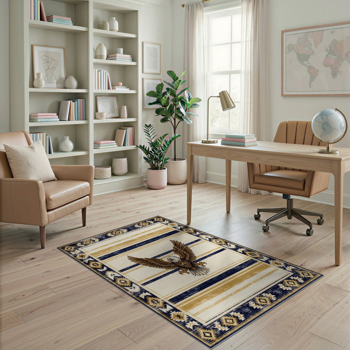 Bald Eagle Heritage Tribal Area Rug