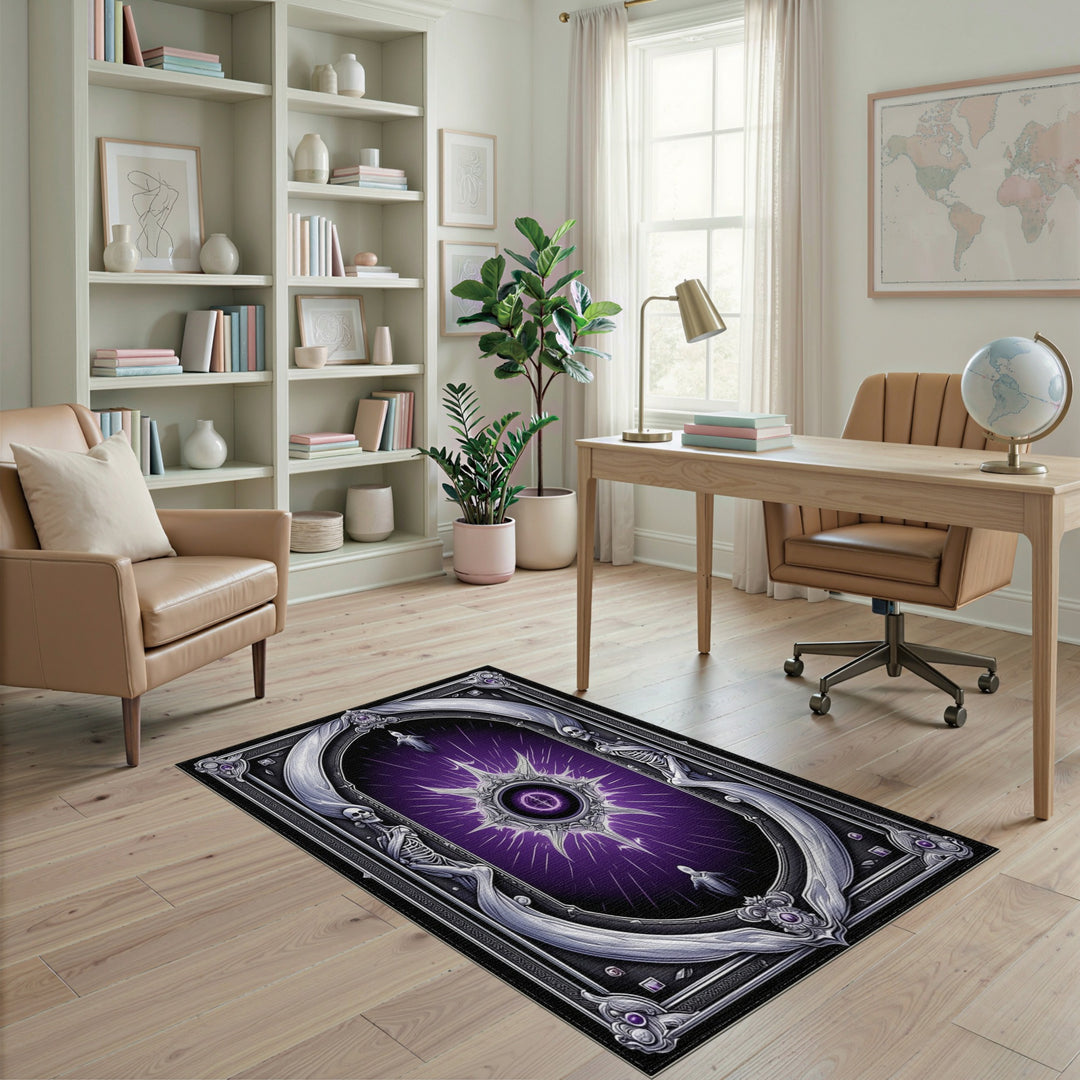 ODIKA Mystic Purple Star Area Rug