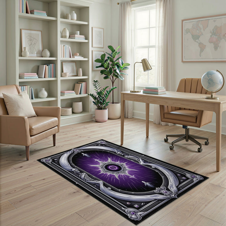 ODIKA Mystic Purple Star Area Rug