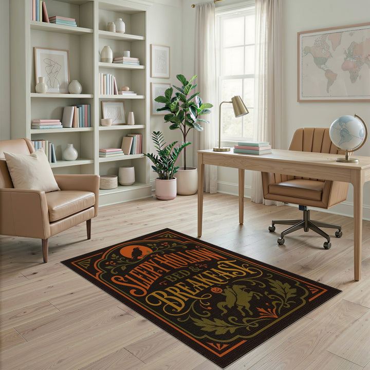 Sleepy Hollow Halloween Area Rug