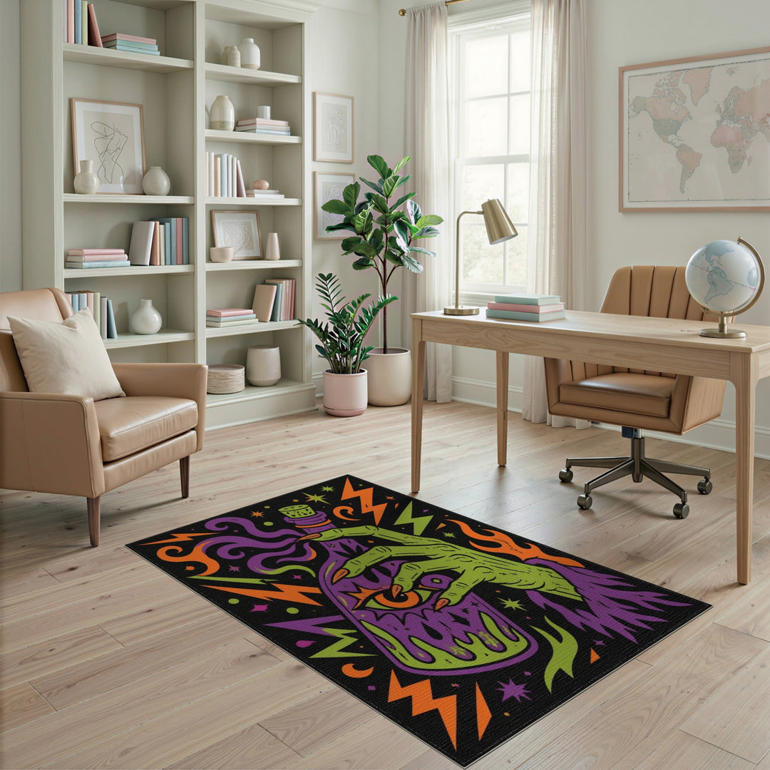 Mystic Eye Potion Hand Area Rug