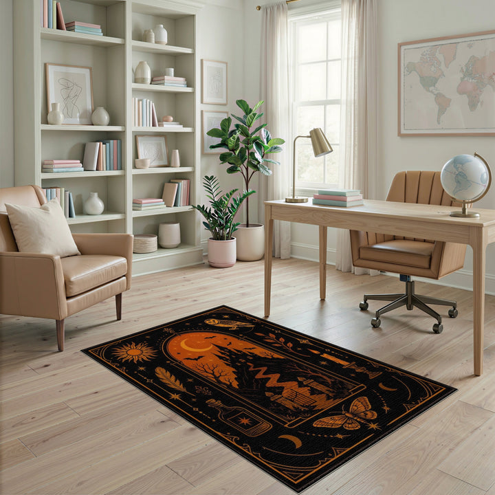 Gothic Castle Mystical Area Rug