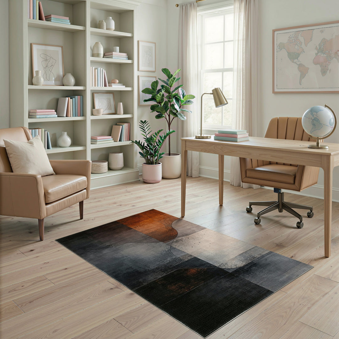 Grey Abstract Area Grey Abstract Geometric Area Rug