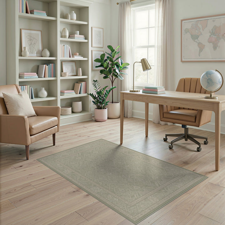 Heritage Tribal Sage Green Heritage Tribal Area Rug