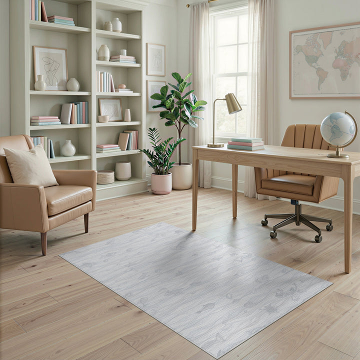 Coastal Marine Life Area Rug