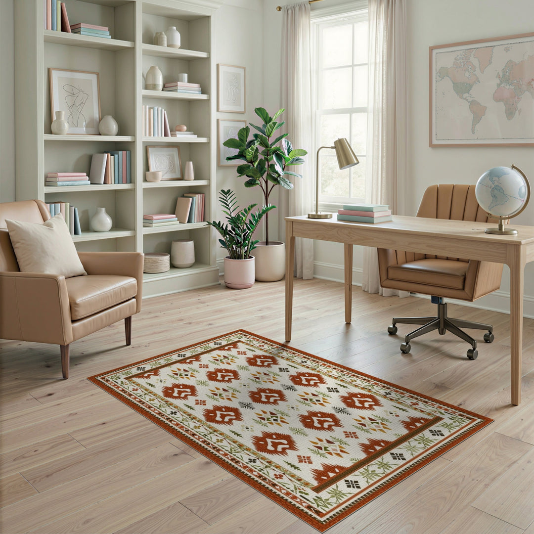 Heritage Tribal Lion Area Rug