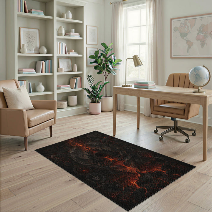 Infernal Citadel Area Rug
