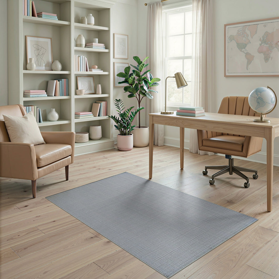 Black White Geometric Area Rug