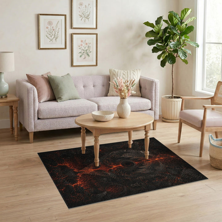 Infernal Citadel Area Rug
