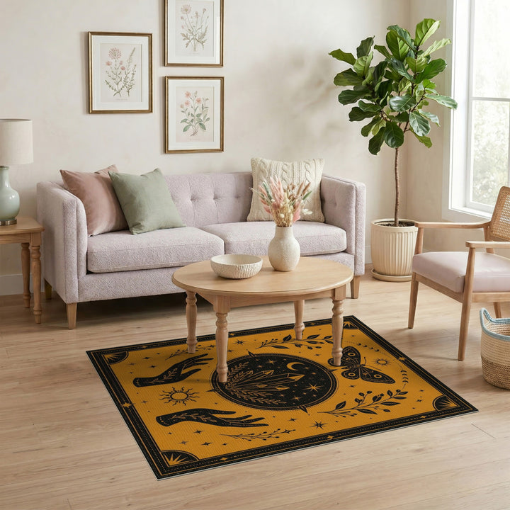 Mystic Crystal Butterfly Area Rug
