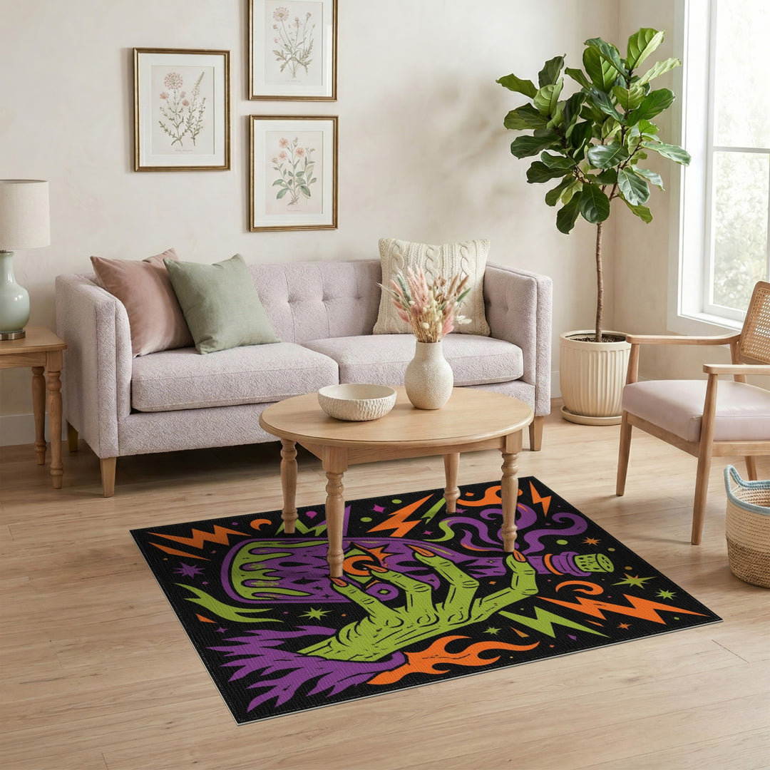 Mystic Eye Potion Hand Area Rug