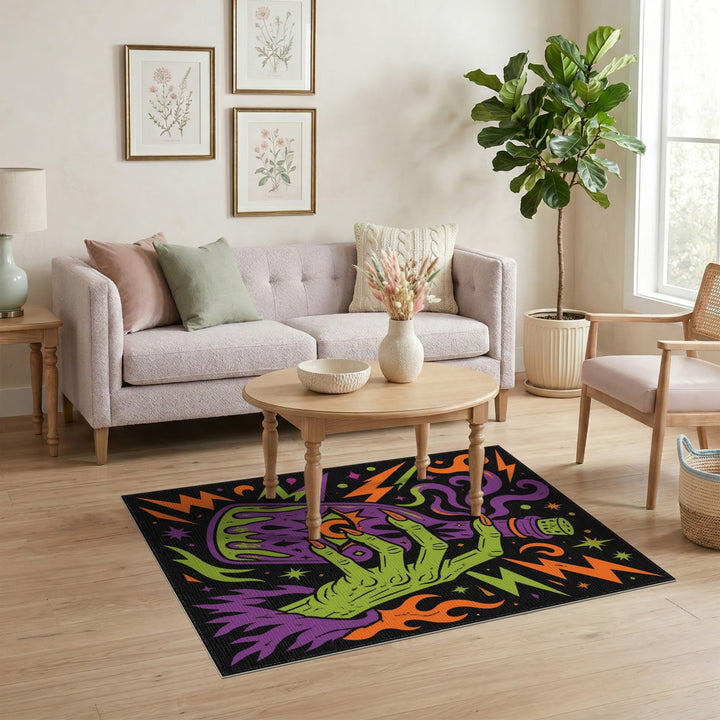 Mystic Eye Potion Hand Area Rug