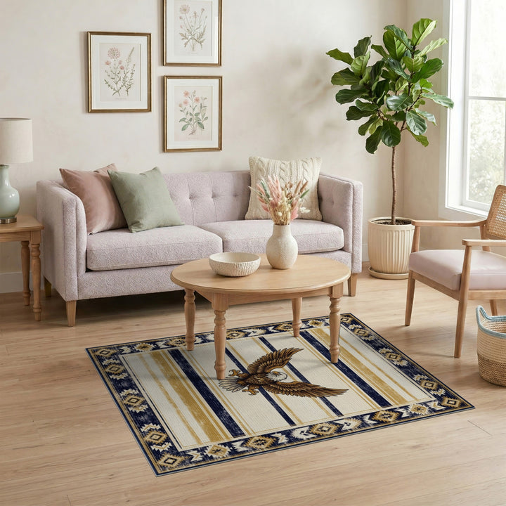 Bald Eagle Heritage Tribal Area Rug